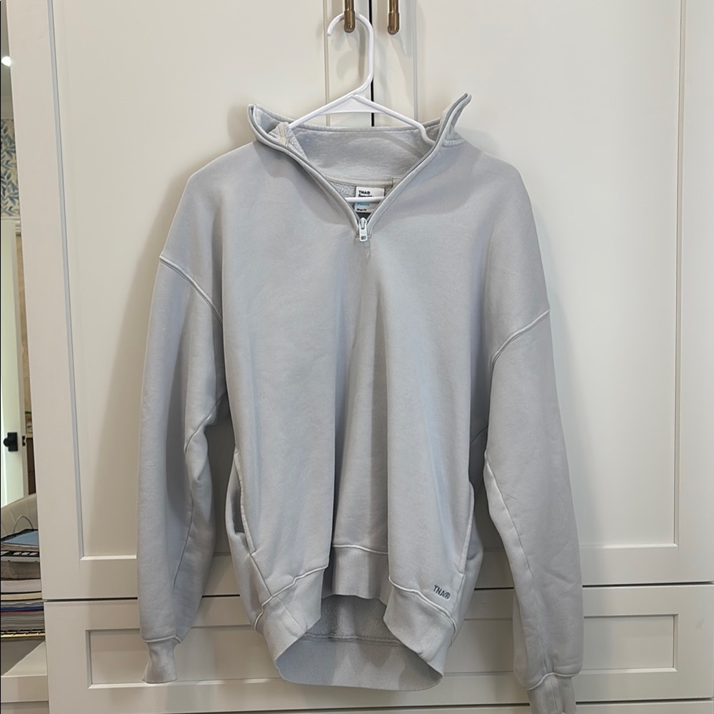Aritzia Cozy Sweatfleece Boyfriend 1/2 Zip